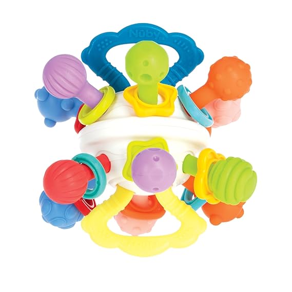 Multi-Textured Twist Ball Baby Teether